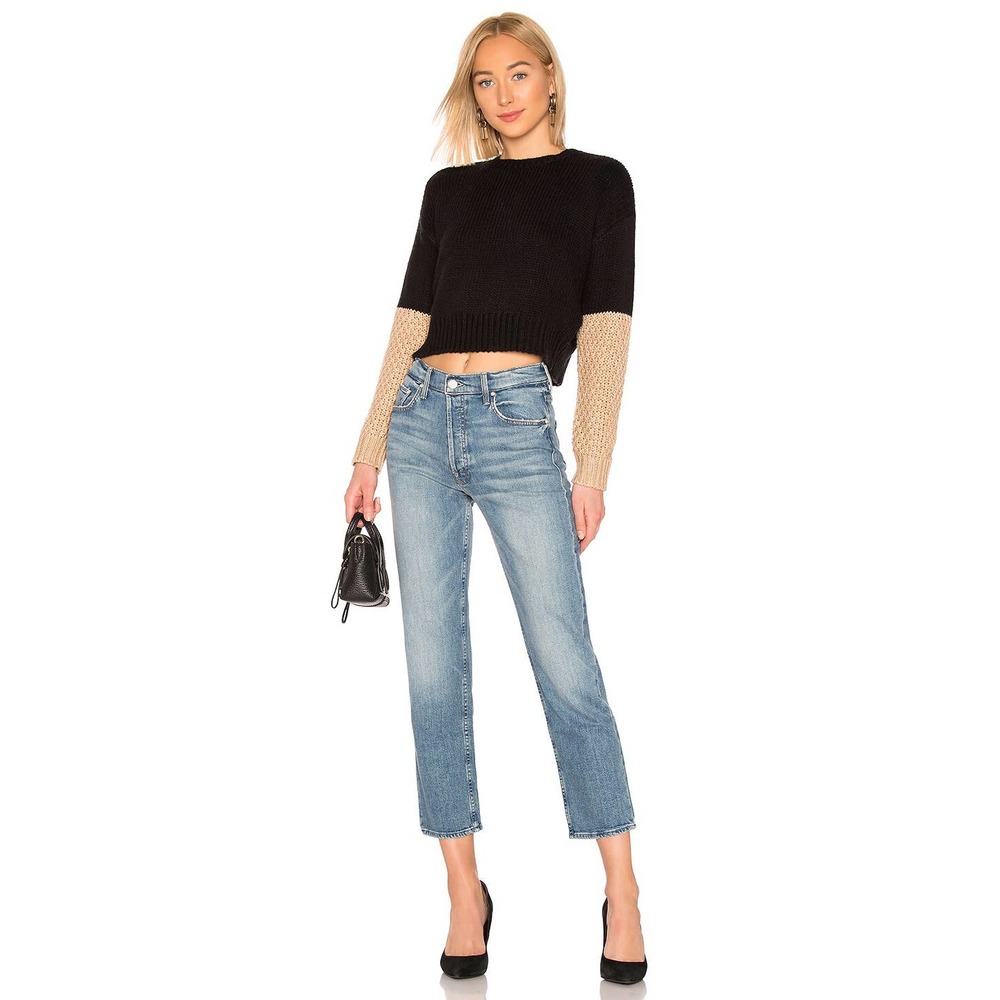 MOTHER Women's Straight Leg Jeans - Light Blue - Picture 4 of 16